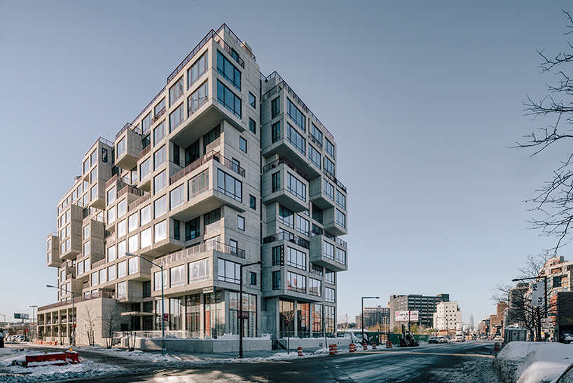 2222 jackson by ODA features 'pixelated' concrete façades 2222